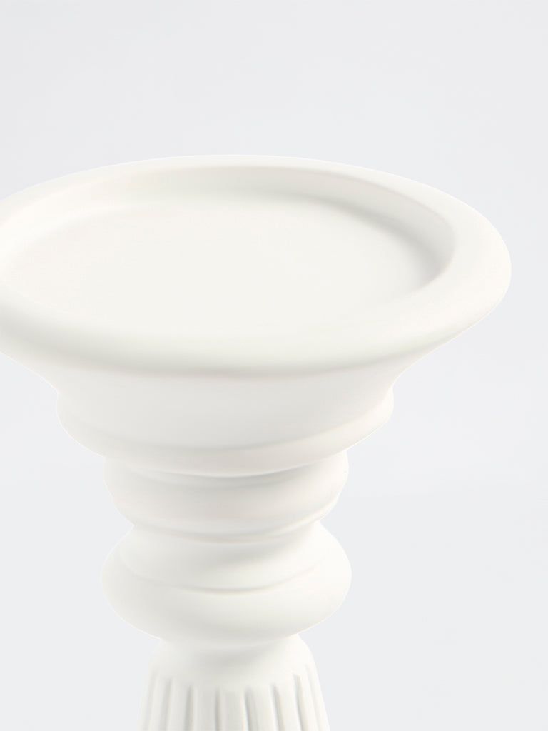 Westside Home White Candle Pillar