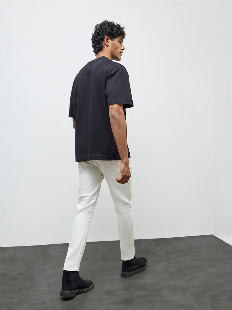 Nuon Off-White Hendrix-Fit Mid-Rise Jeans