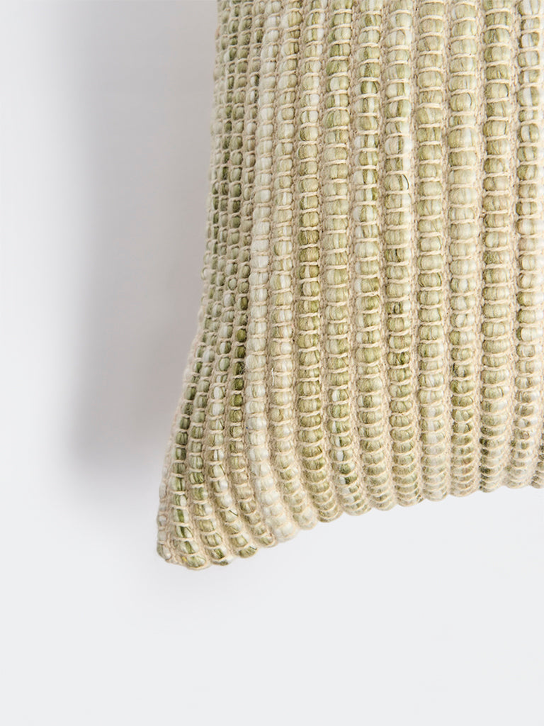 Westside Home Green Textured Cushion Cover