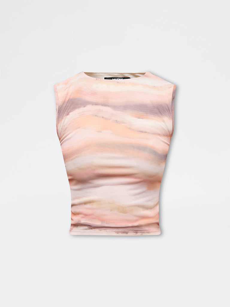 Nuon Multicolour Abstract Printed Top