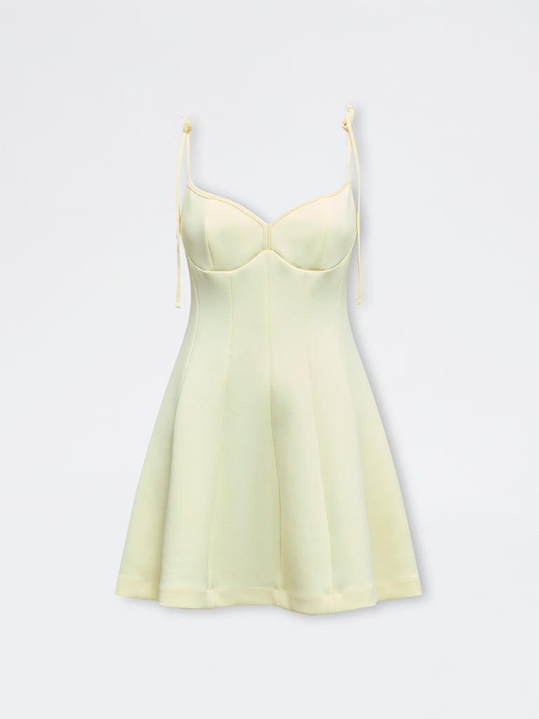 Nuon Yellow A-Line Dress