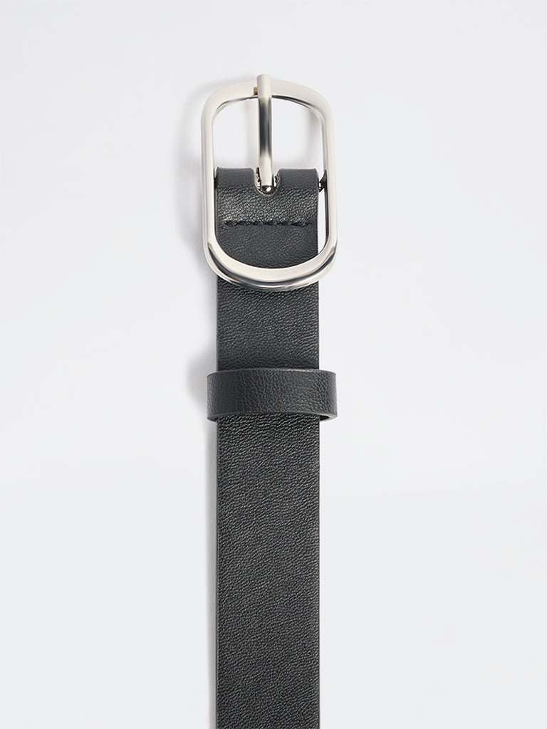 Westside Accessories Black Buckled Belt