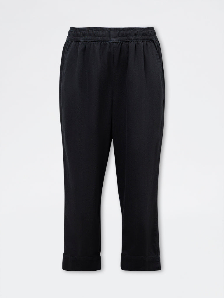 Gia Black High-Rise Denim Pants