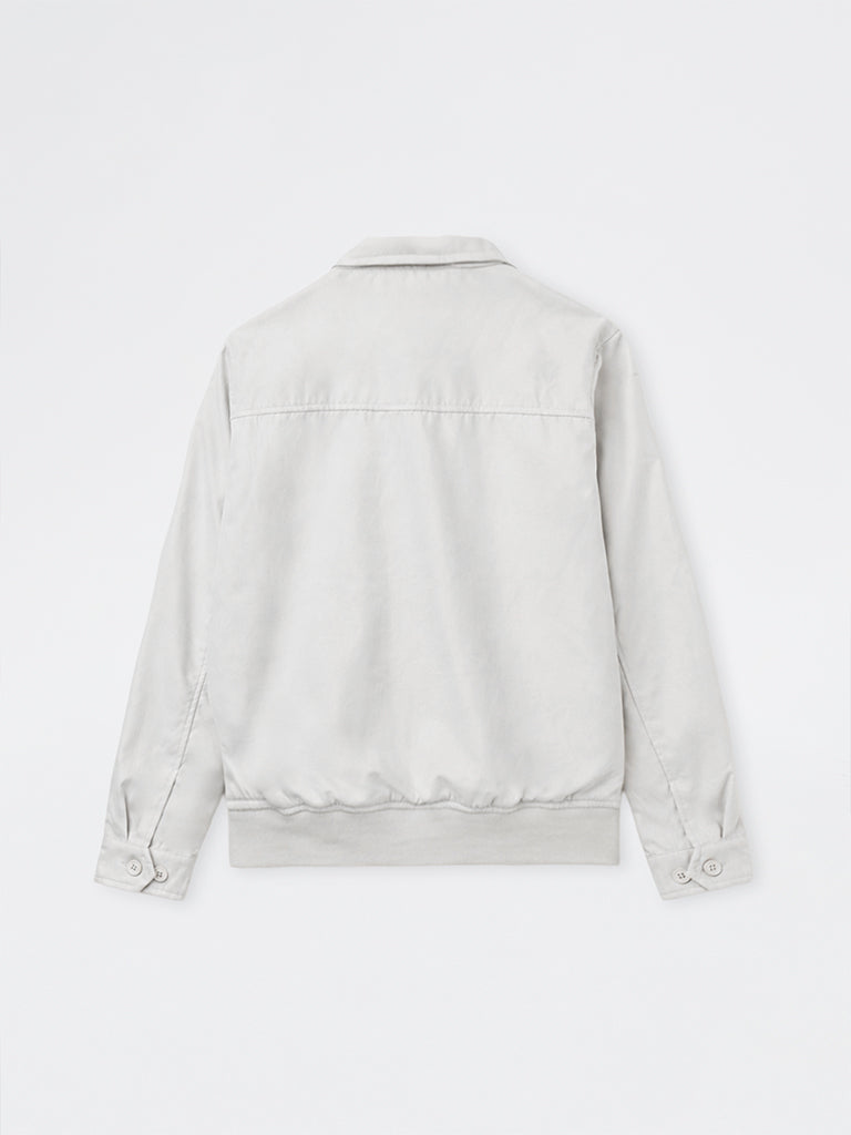 Ascot Off-White Relaxed-Fit Jacket