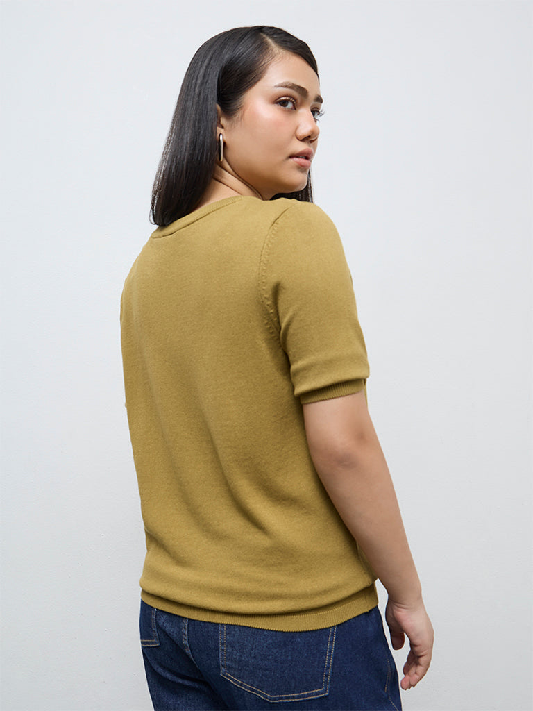 Gia Mustard Solid Top