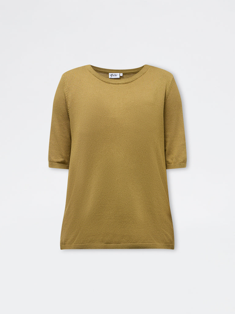 Gia Mustard Solid Top