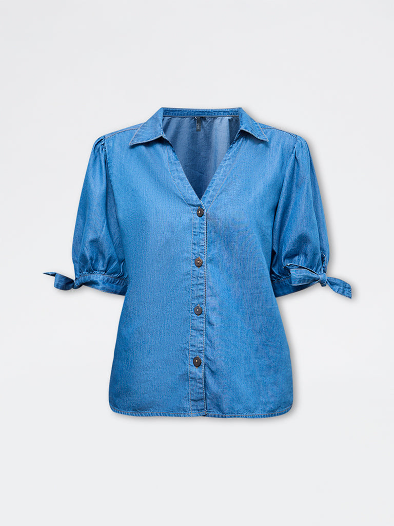 LOV Blue Denim Shirt