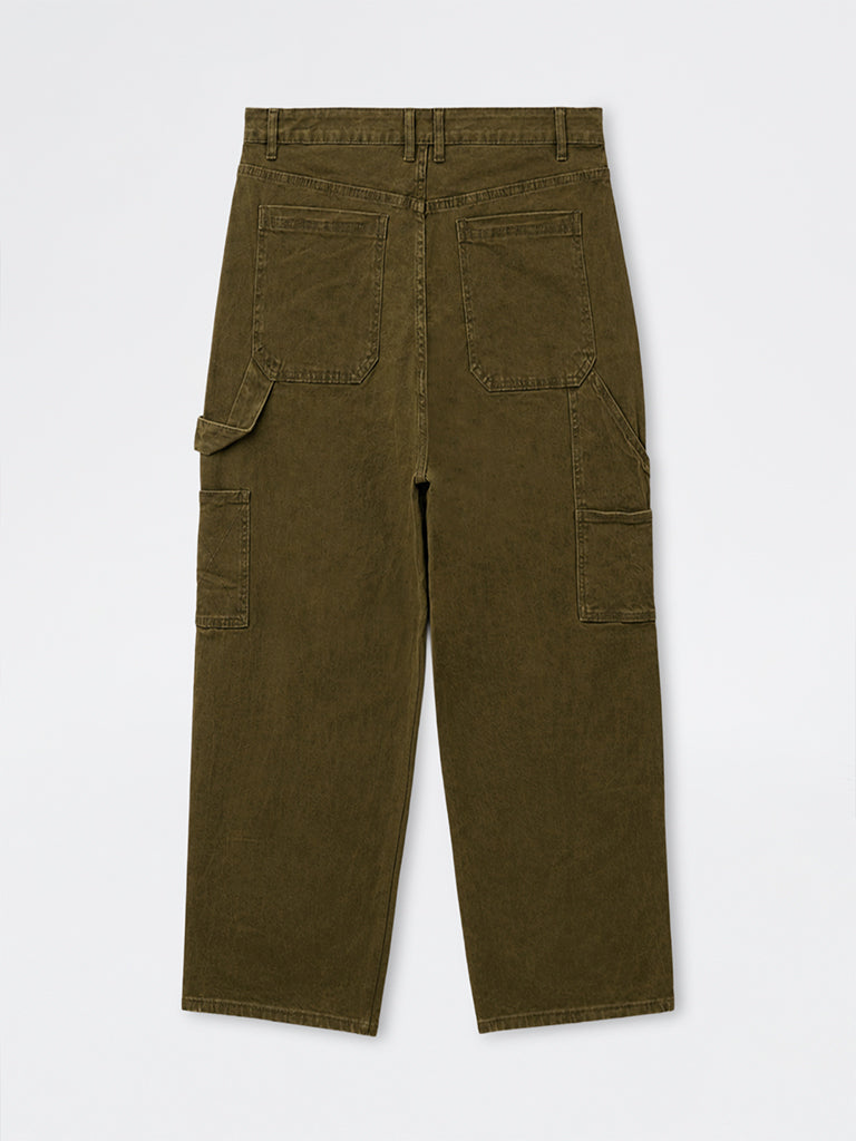Nuon Green Skater-Fit Carpenter Jeans