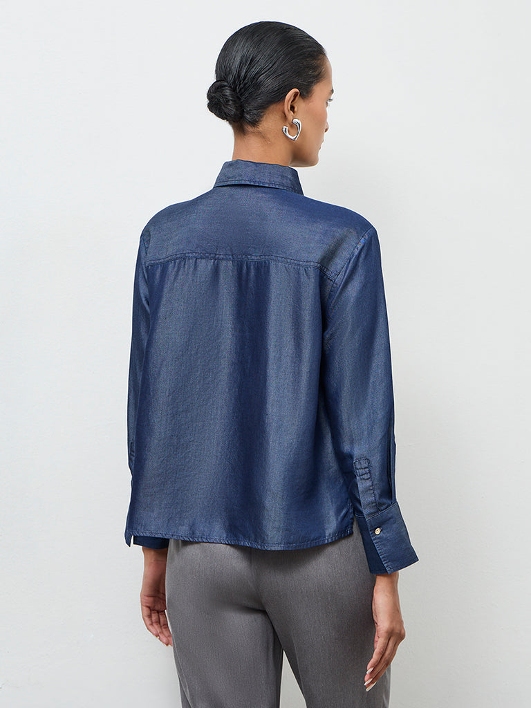 Wardrobe Indigo Chambray Shirt