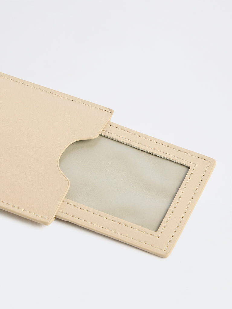 Westside Light Taupe Luggage Tag
