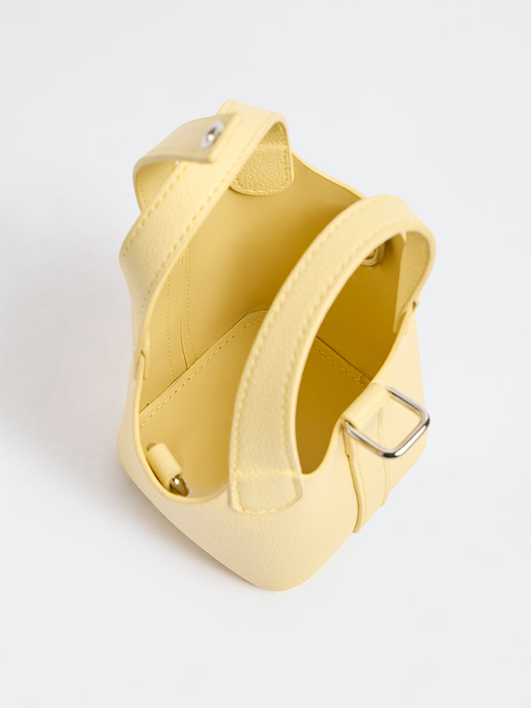 Westside Yellow Nano Bucket Bag
