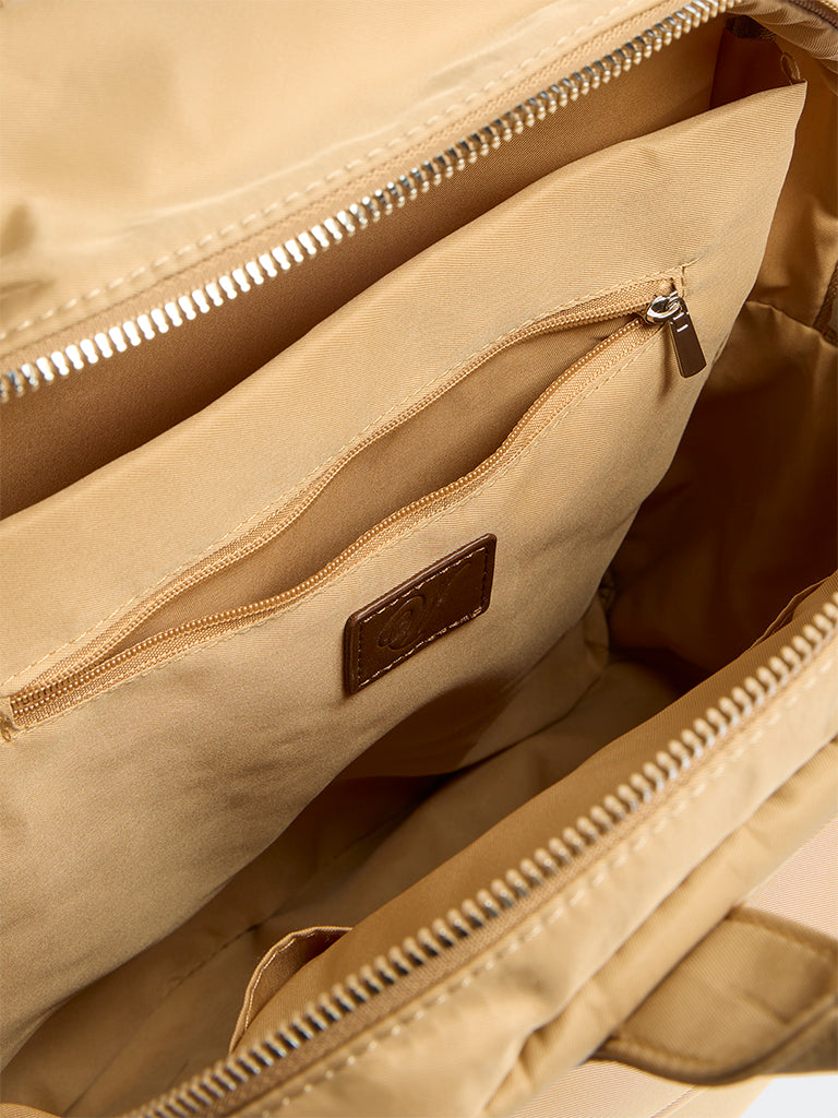 Westside Beige Travel Backpack