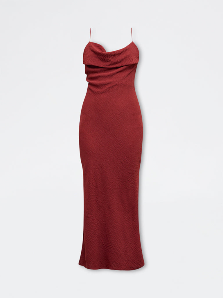 Wardrobe Red Straight Dress