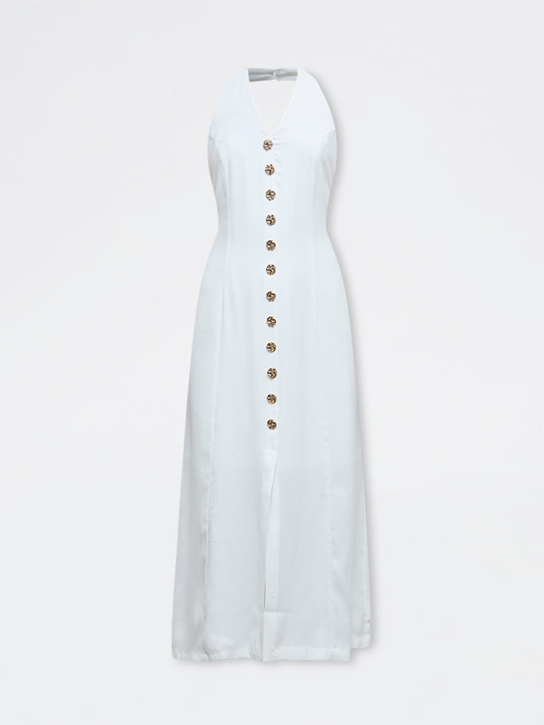 Wardrobe White A-Line Dress