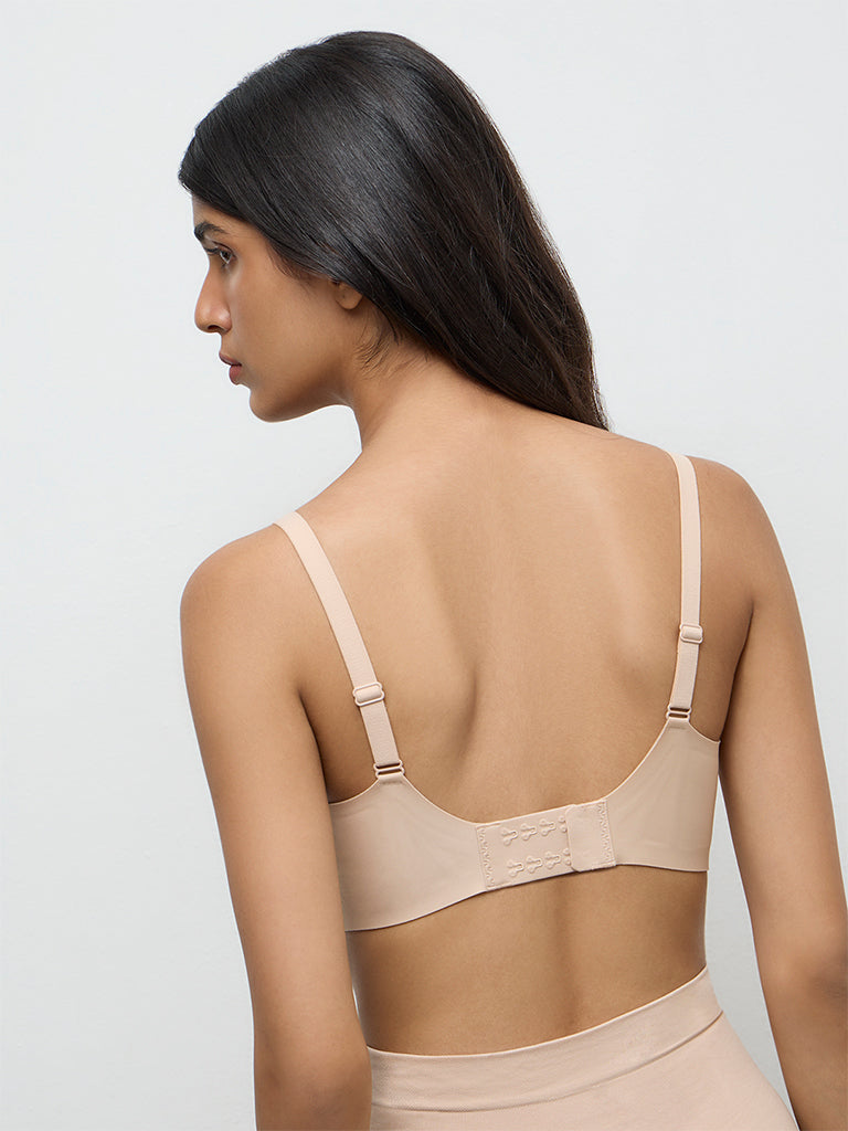 Wunderlove Beige Sling Support Padded Bra