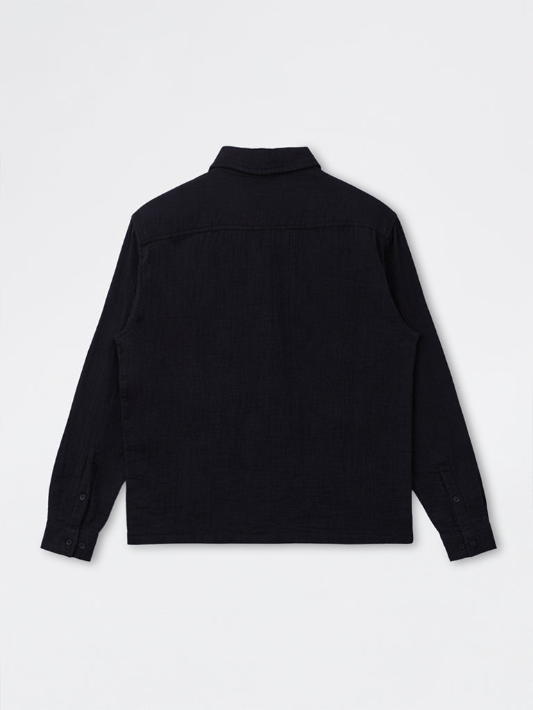 ETA Black Relaxed-Fit Cotton Shirt