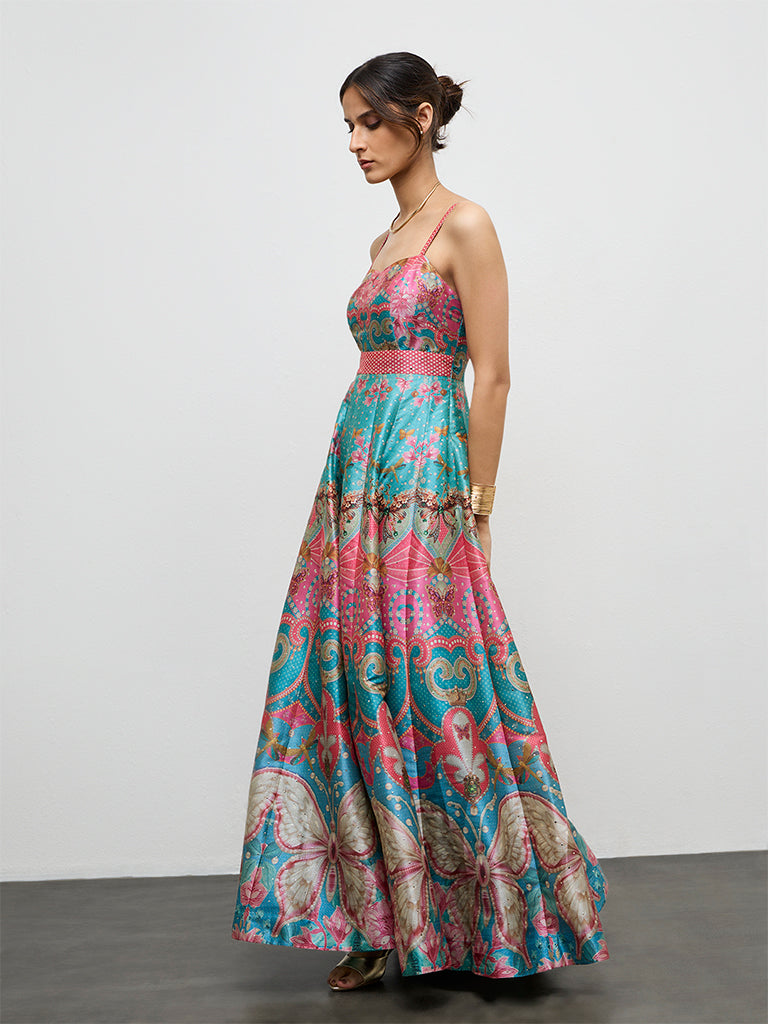 Buy Vark Multicolor Printed A-Line Dress from Westside Buy Vark Multicolor Printed A-Line Dress from Westside