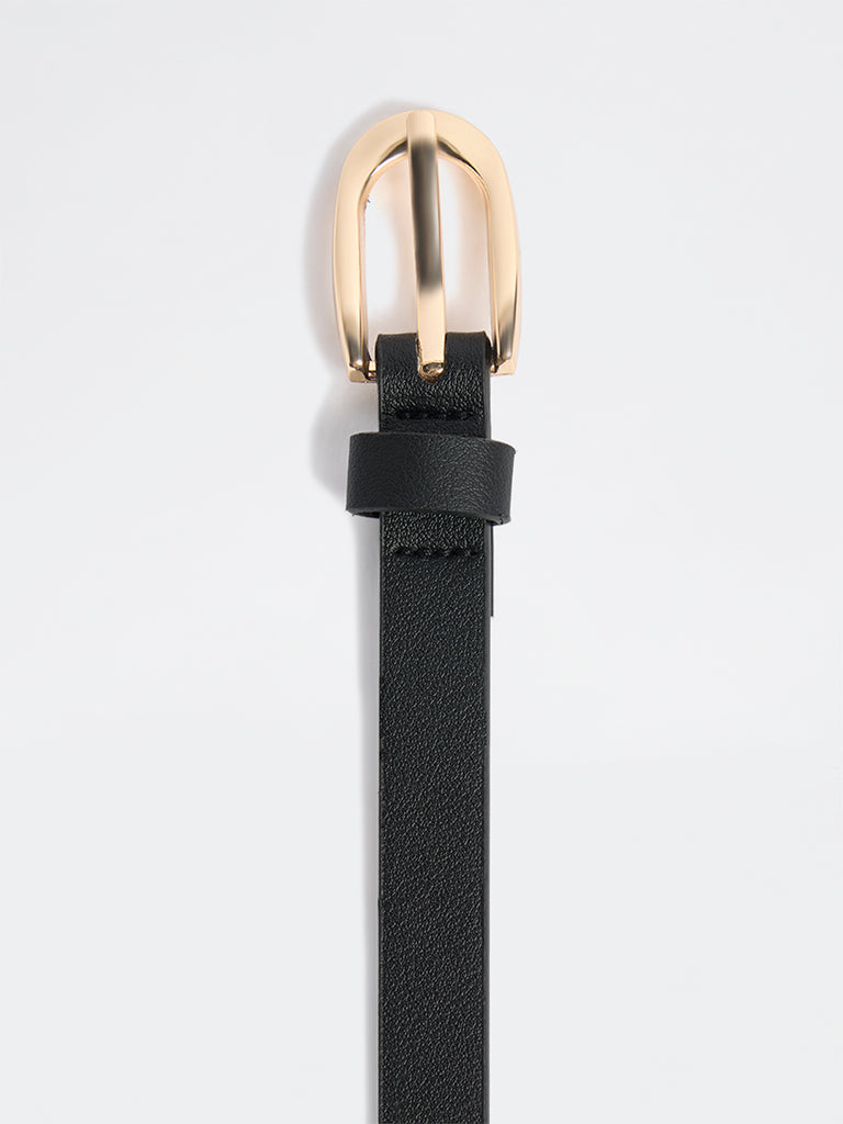 Westside Accessories Black U-Buckle Belt