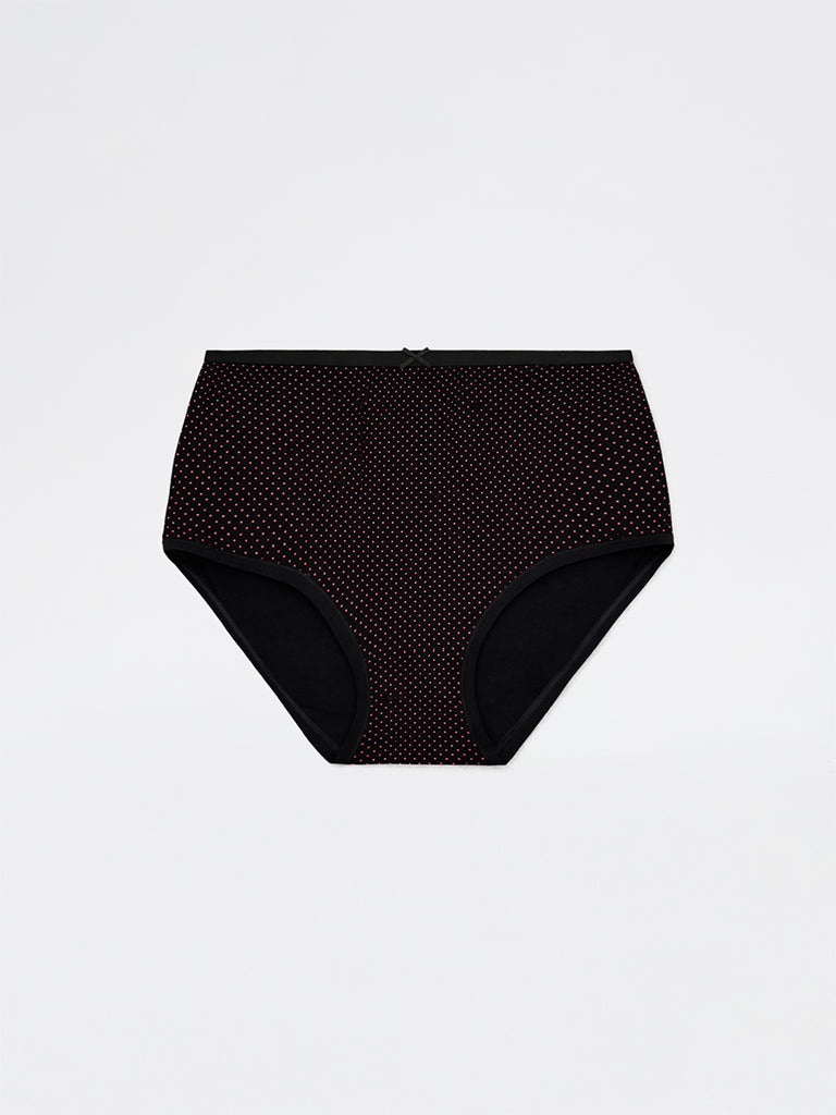 Wunderlove 3-Pack Floral Printed Cotton-Blend Full Briefs