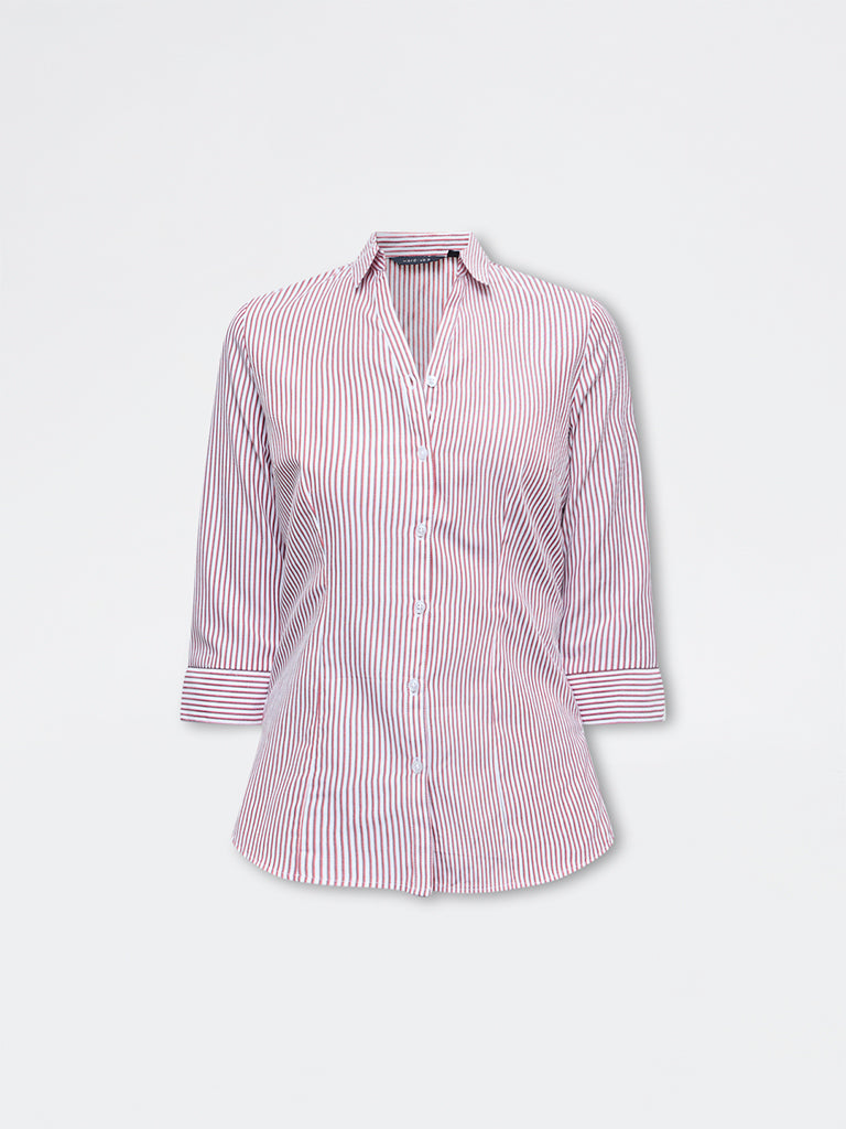 Wardrobe Red Striped Shirt