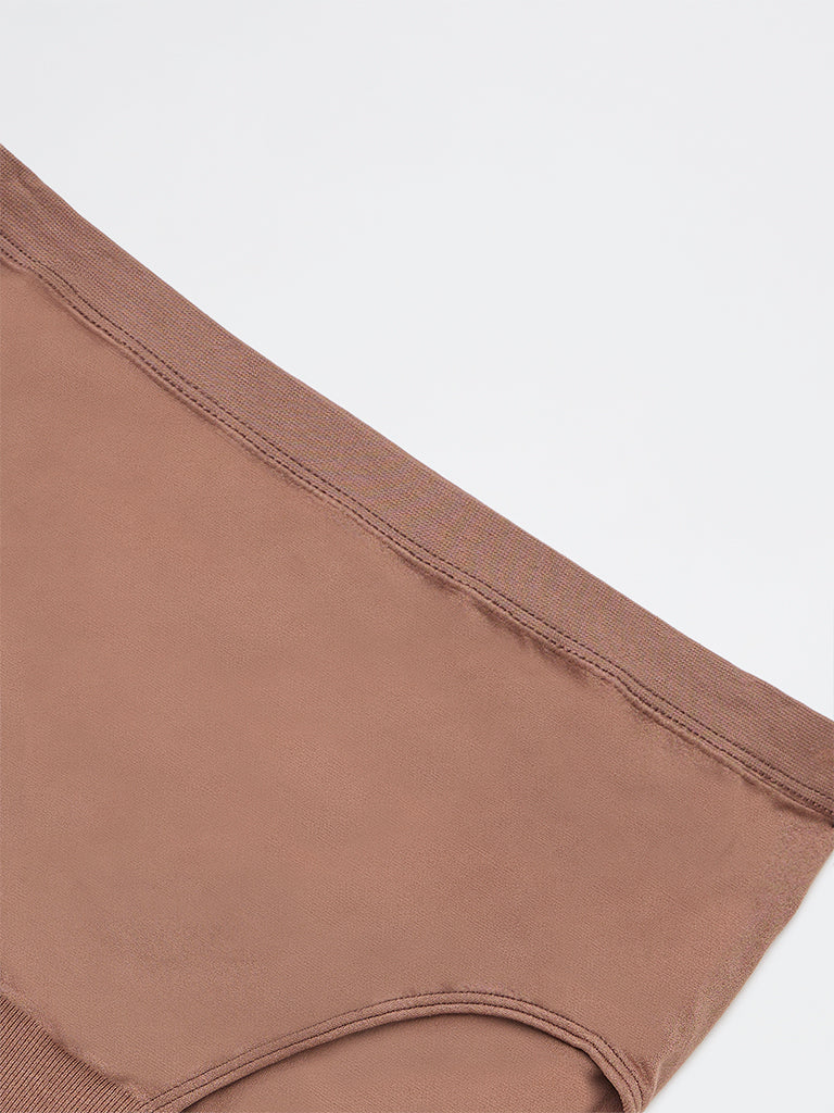 Wunderlove Dark Brown Seamfree Full Briefs
