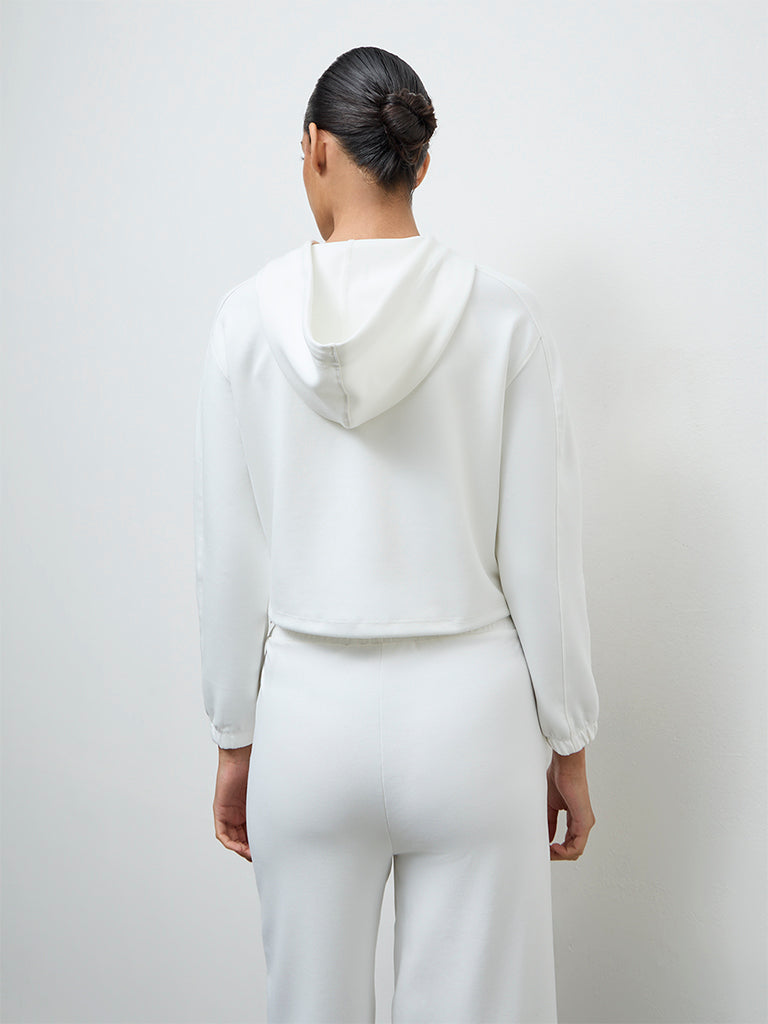 Nuoflexx Off-White Hooded Jacket