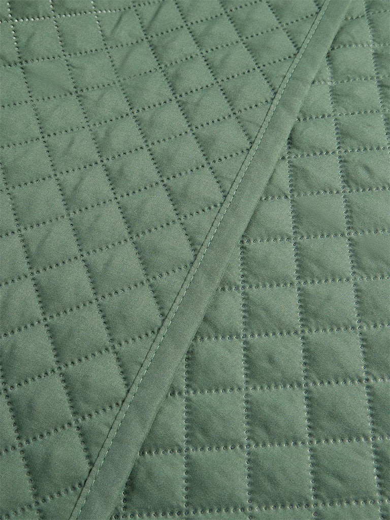 Westside Home Green Queen Heat Seal Quilt
