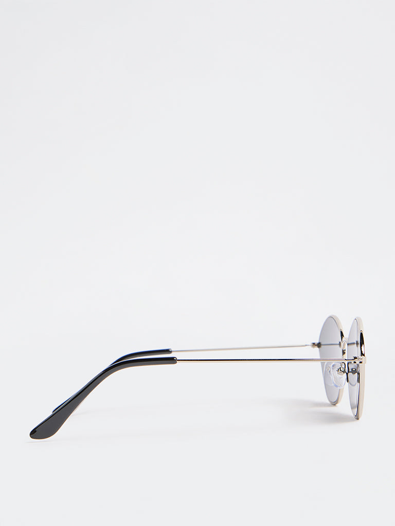 Westside Accessories Silver Angular Sunglasses