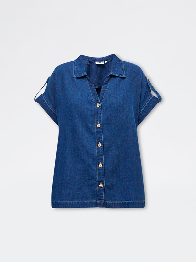 Gia Blue Denim Shirt