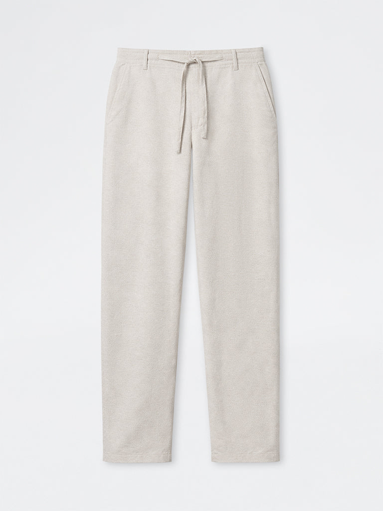 ETA Off-White Relaxed-Fit Mid-Rise Cotton-Blend Chinos