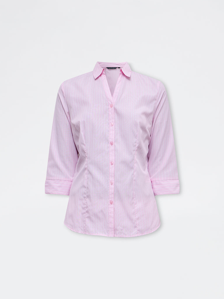 Wardrobe Pink Striped Shirt