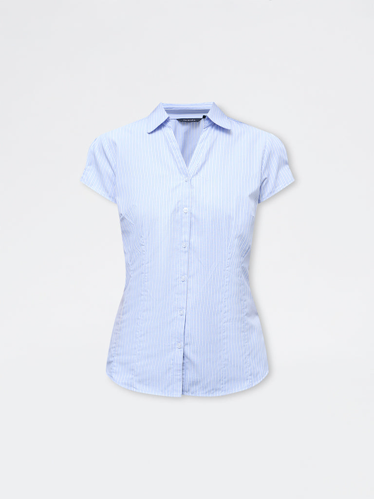 Wardrobe Blue Striped Shirt