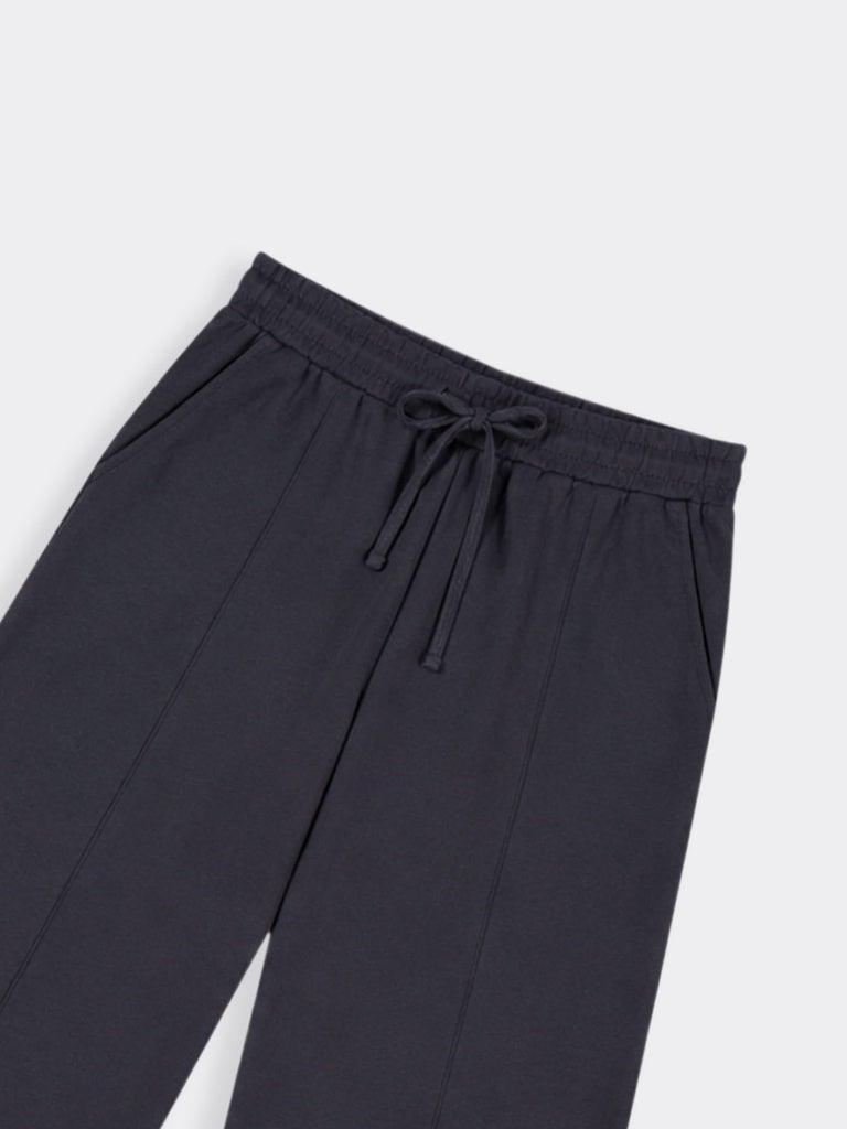 Wunderlove Charcoal Solid High-Rise Pants