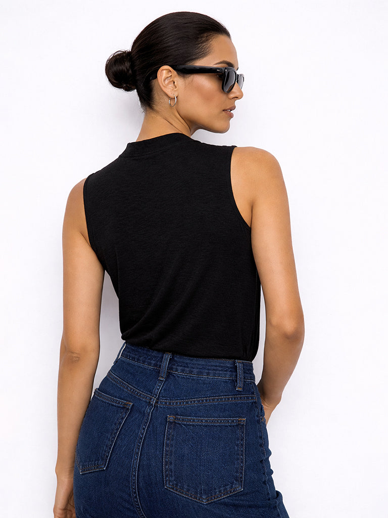 Wardrobe Black Crinkle Blouse