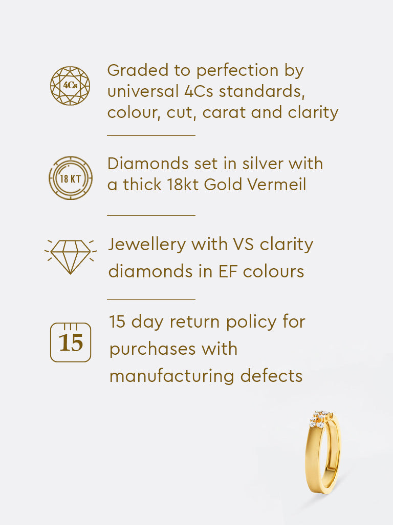 Yellow Lab Diamond Stardust Ring
