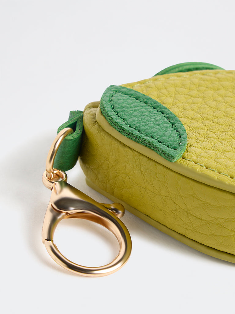 Westside Accessories Green Textured Avocado Bag Charm