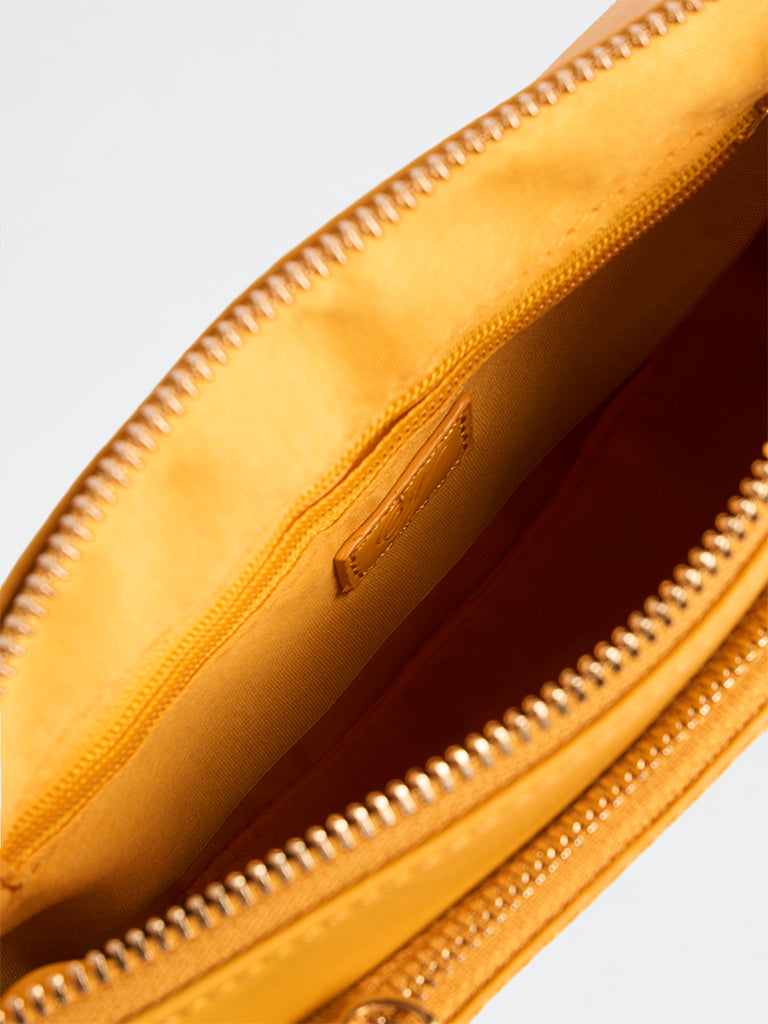 Westside Yellow Studded Sling Bag