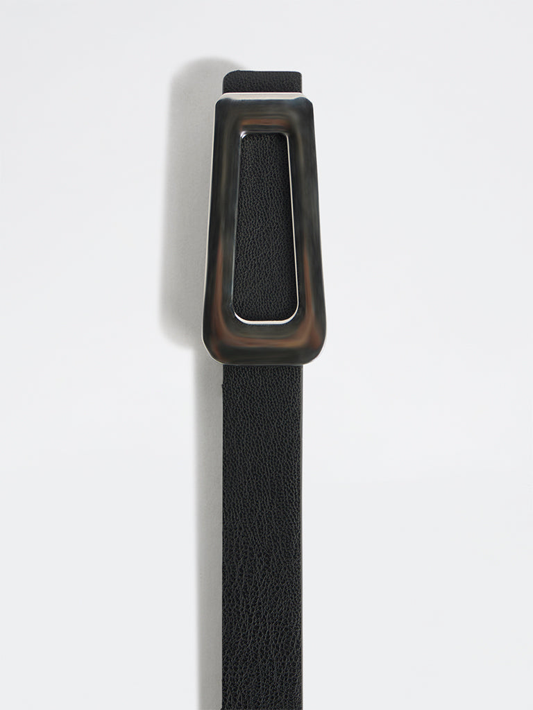Westside Accessories Black Triangle Buckle Belt