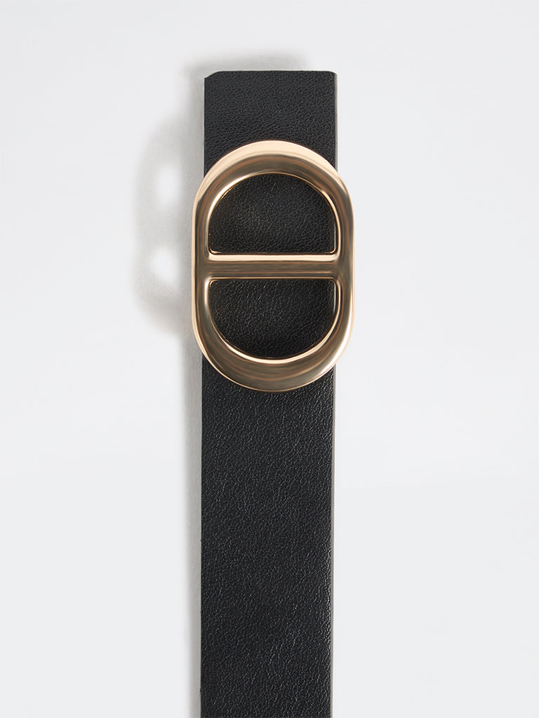 Westside Accessories Black CD-Buckle Belt
