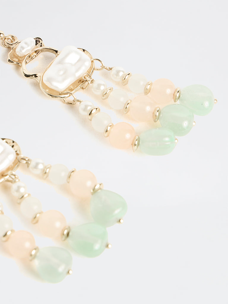 Westside Accessories Multicolour Statement Dangler Earrings
