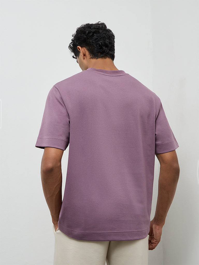 Nuoflexx Purple Relaxed-Fit T-Shirt