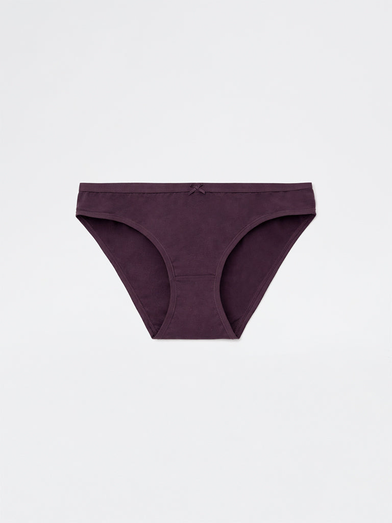 Wunderlove 3-Pack Cotton-Blend Bikini Briefs