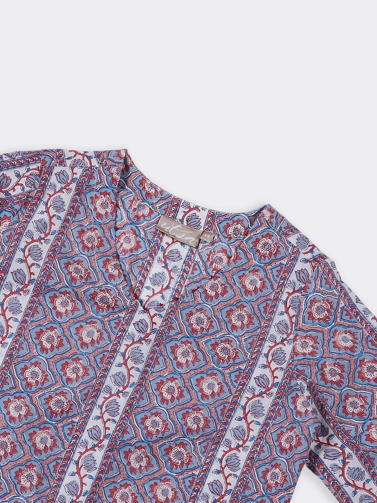 Utsa Multicolor Buta Printed Cotton Tunic