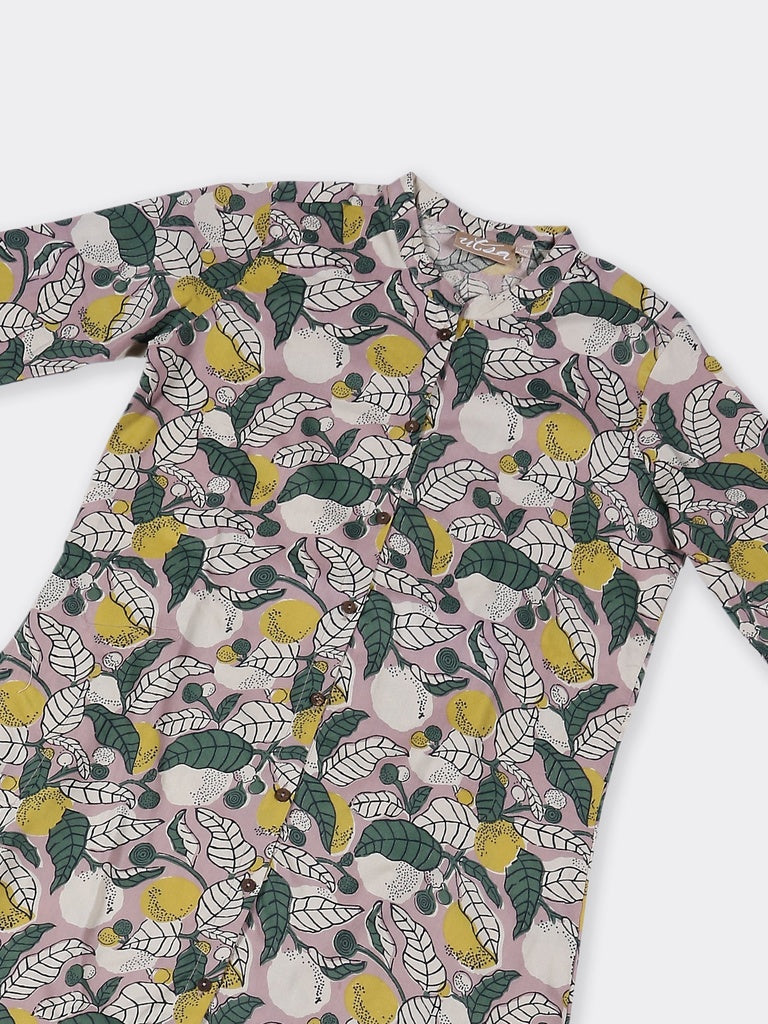 Utsa Multicolor Botanical Pattern A-Line Kurta