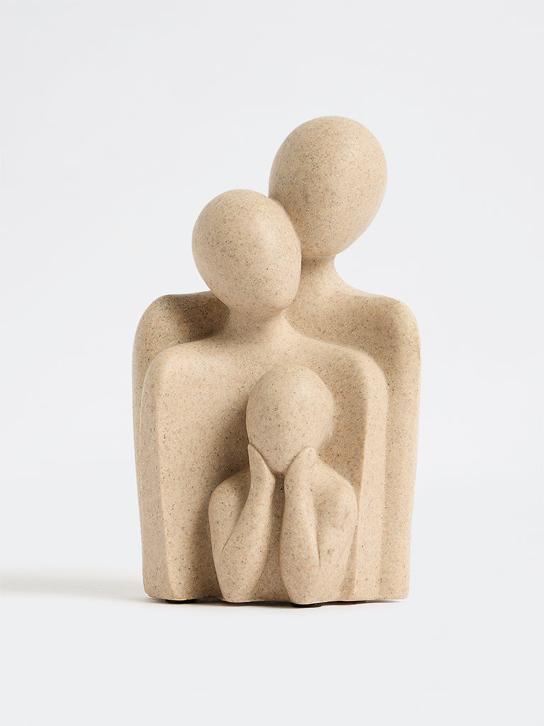 Westside Home Light Beige Family Form Decorative Object