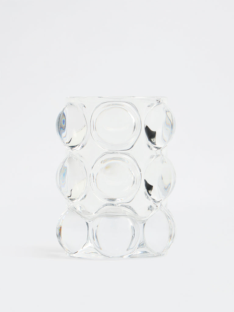 Westside Home Glass Bubble Votive Candle Holder