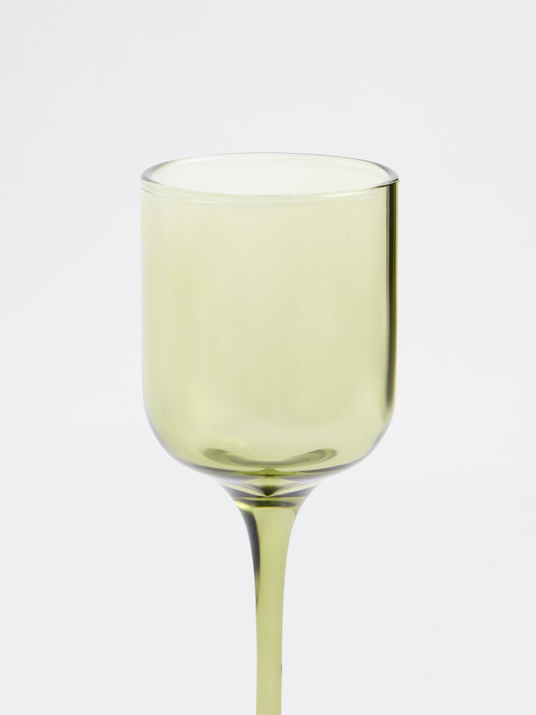 Westside Home Green Shot Glass