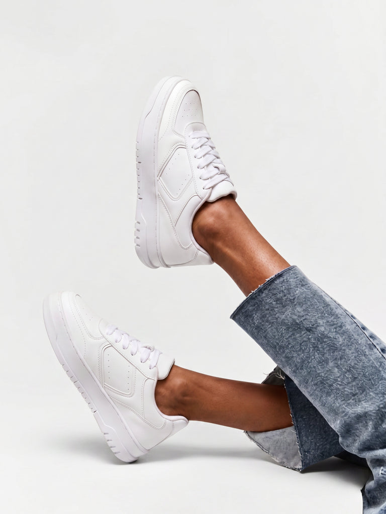 LUNA BLU White Sneakers