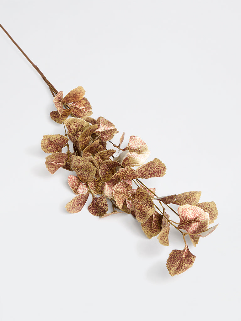 Westside Home Gold Eucalyptus Leaf Artificial Plant