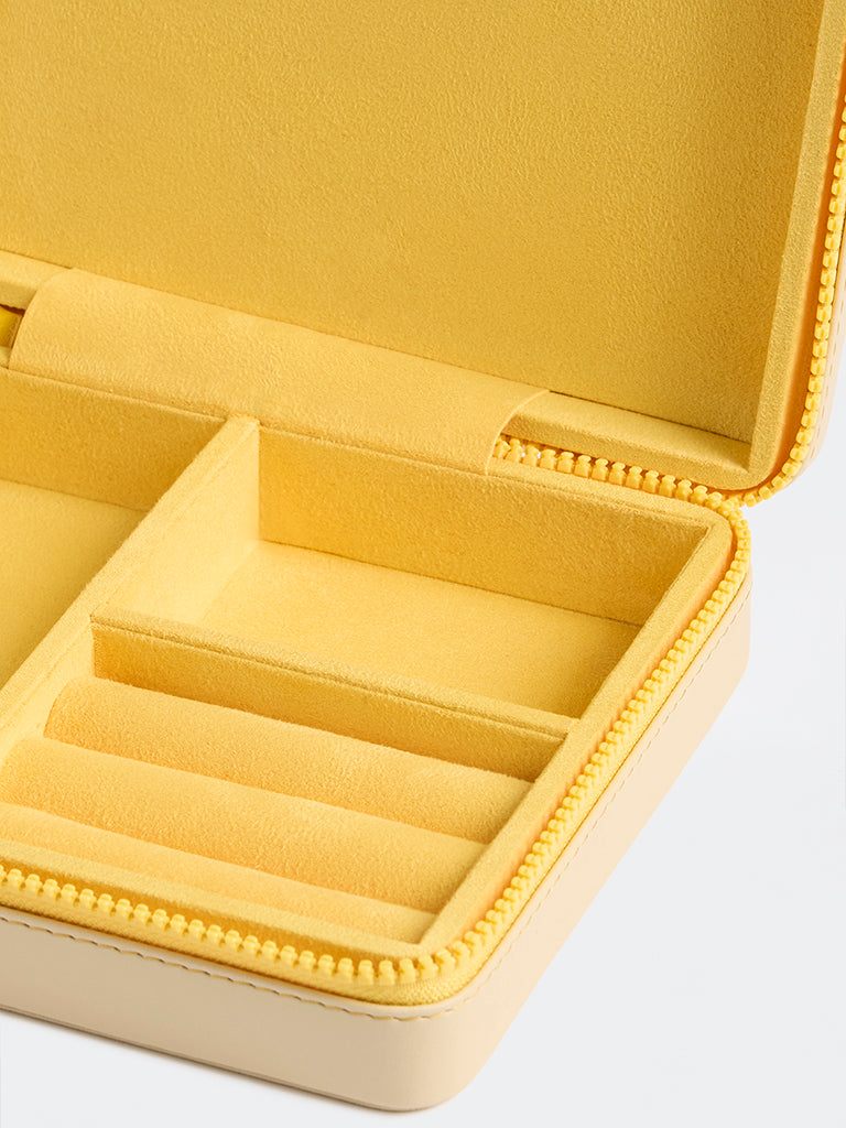 Westside Home Ivory Rectangular Jewellery Box